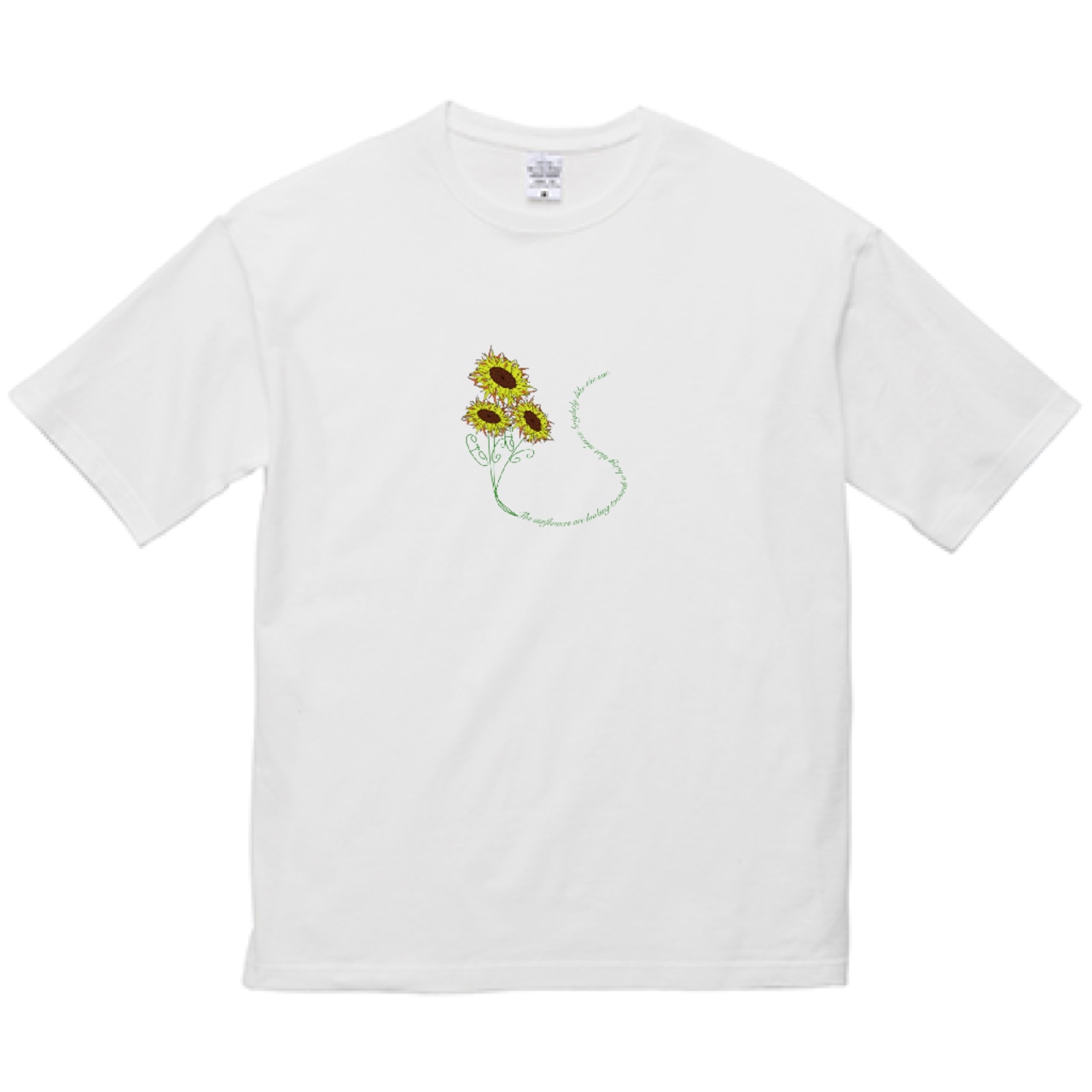 SUNFLOWER MESSAGE TEE — eternalcolor — 商品 01
